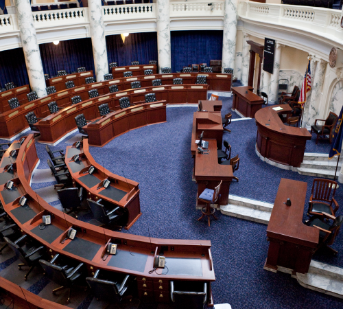 Interior of congressional building