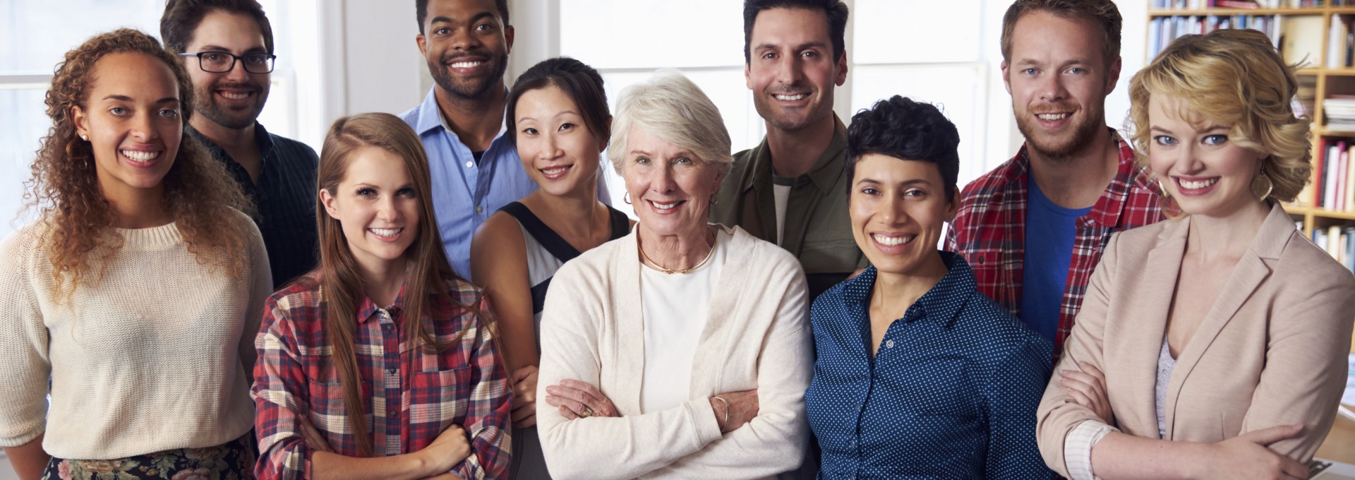 Multi-Cultural Business Team In Office