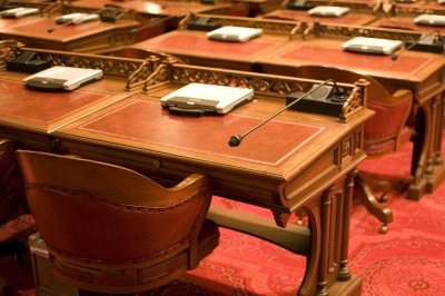 California State Senate Chamber Desks